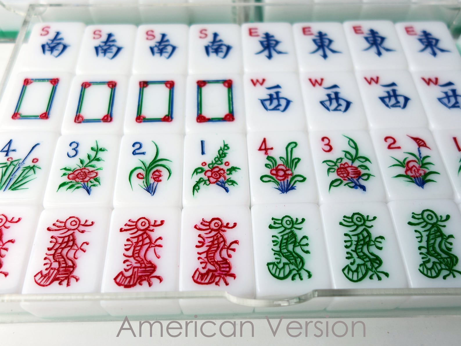 Traditional Mahjong Tiles handcarved by Hong Kong master Etsy