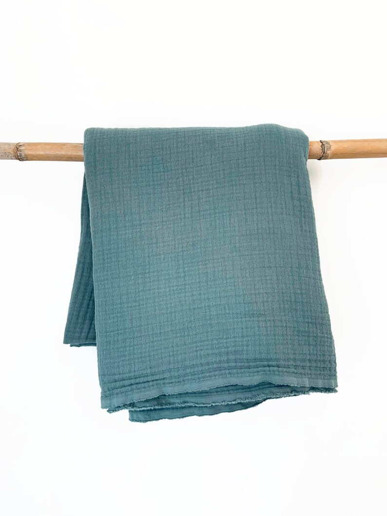 Muslin Throw in Sage Green Custom Blanket Throw Muslin Etsy UK