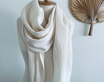Textured Wool Gauze Scarf | EILEEN FISHER