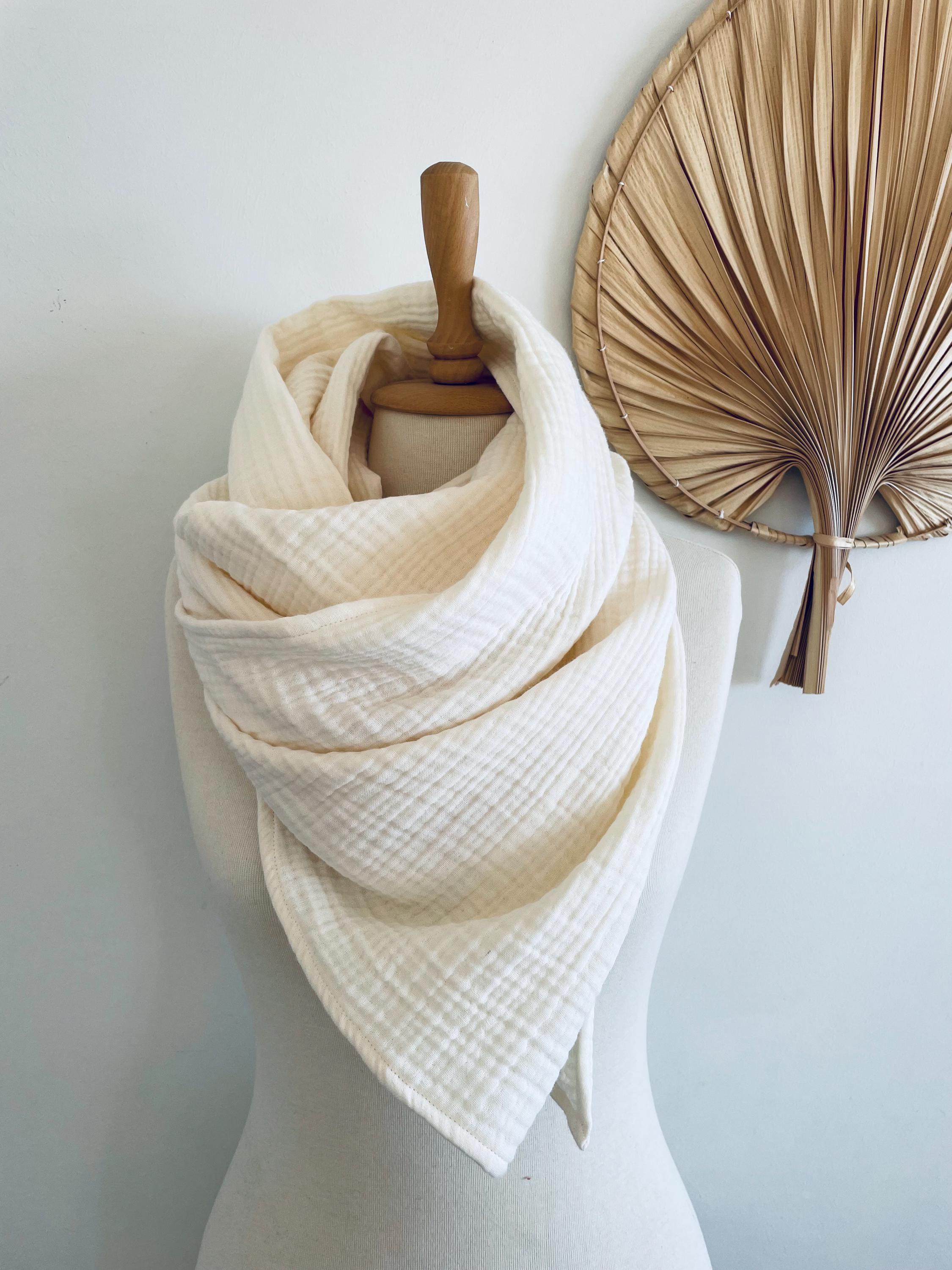 小物 25AW WAPS WRAP 01 SCARF COTTON BEIGE 25AW WAPS WRAP 01 SCARF COTTON BEIGE BC0326 Bamboo and Cotton Wrap