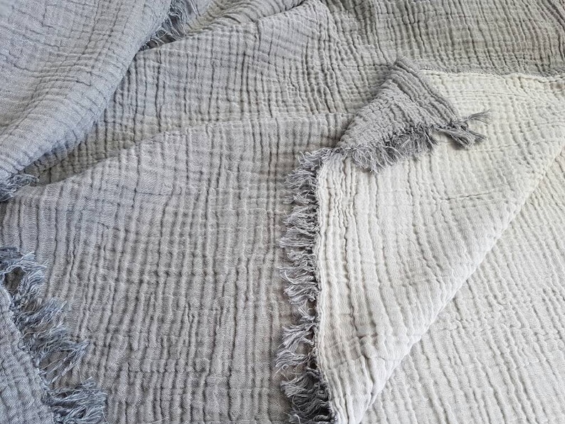 UltraSoft Cotton Gauze Blanket King Size Coverlet with Etsy