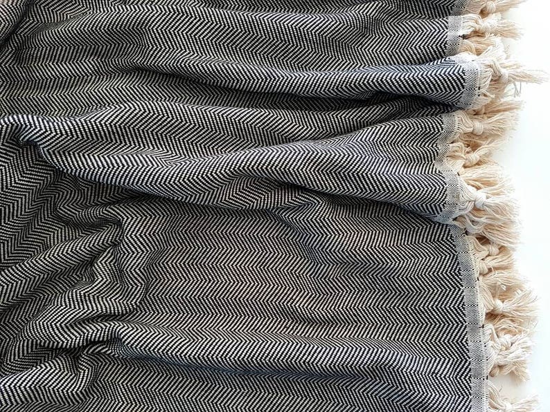 CottonMood Herringbone Blanket