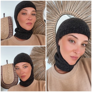 Wool Balaclava - Knit Balaclava - Full Face Cover - Woolen Helmet - Ski Fashion - Winter Hat - Gift for Friend - Knitted Hat