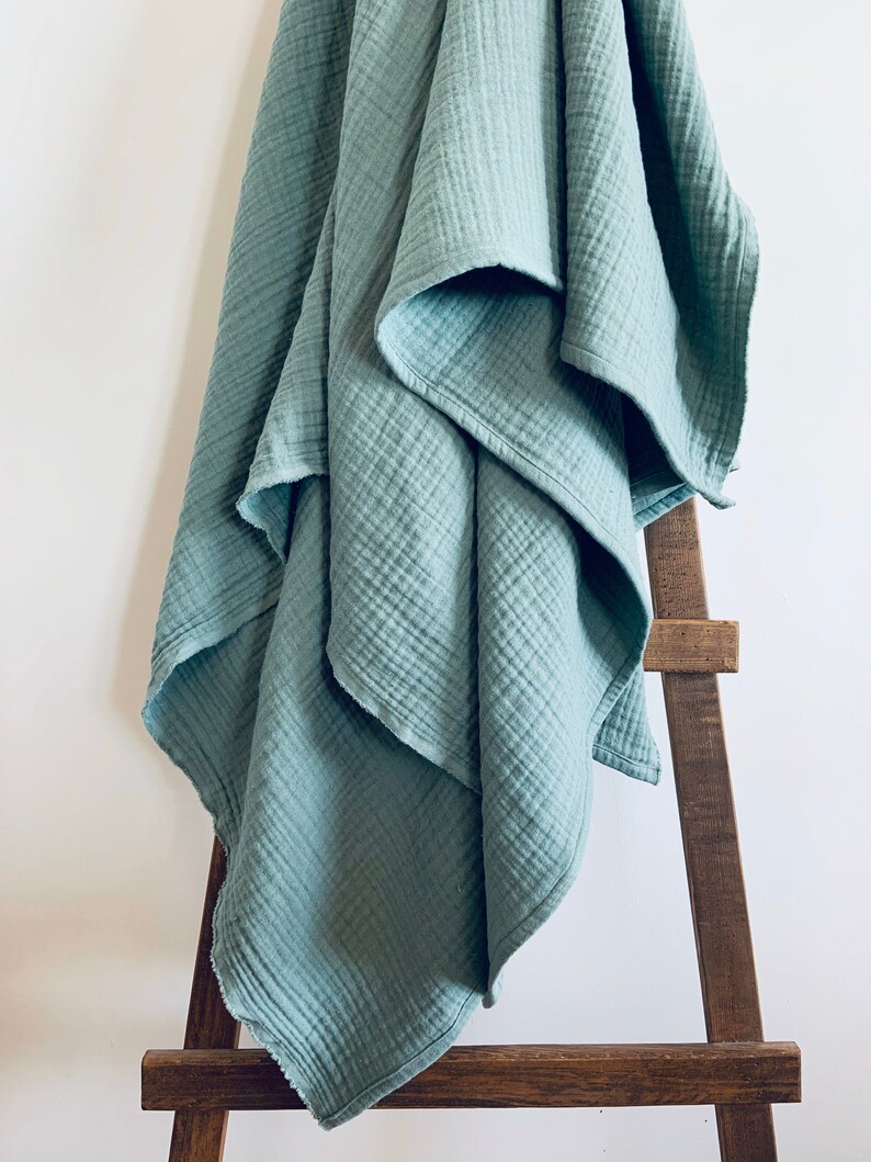 Muslin Throw Blanket Custom Blanket Throw Muslin Cover Etsy