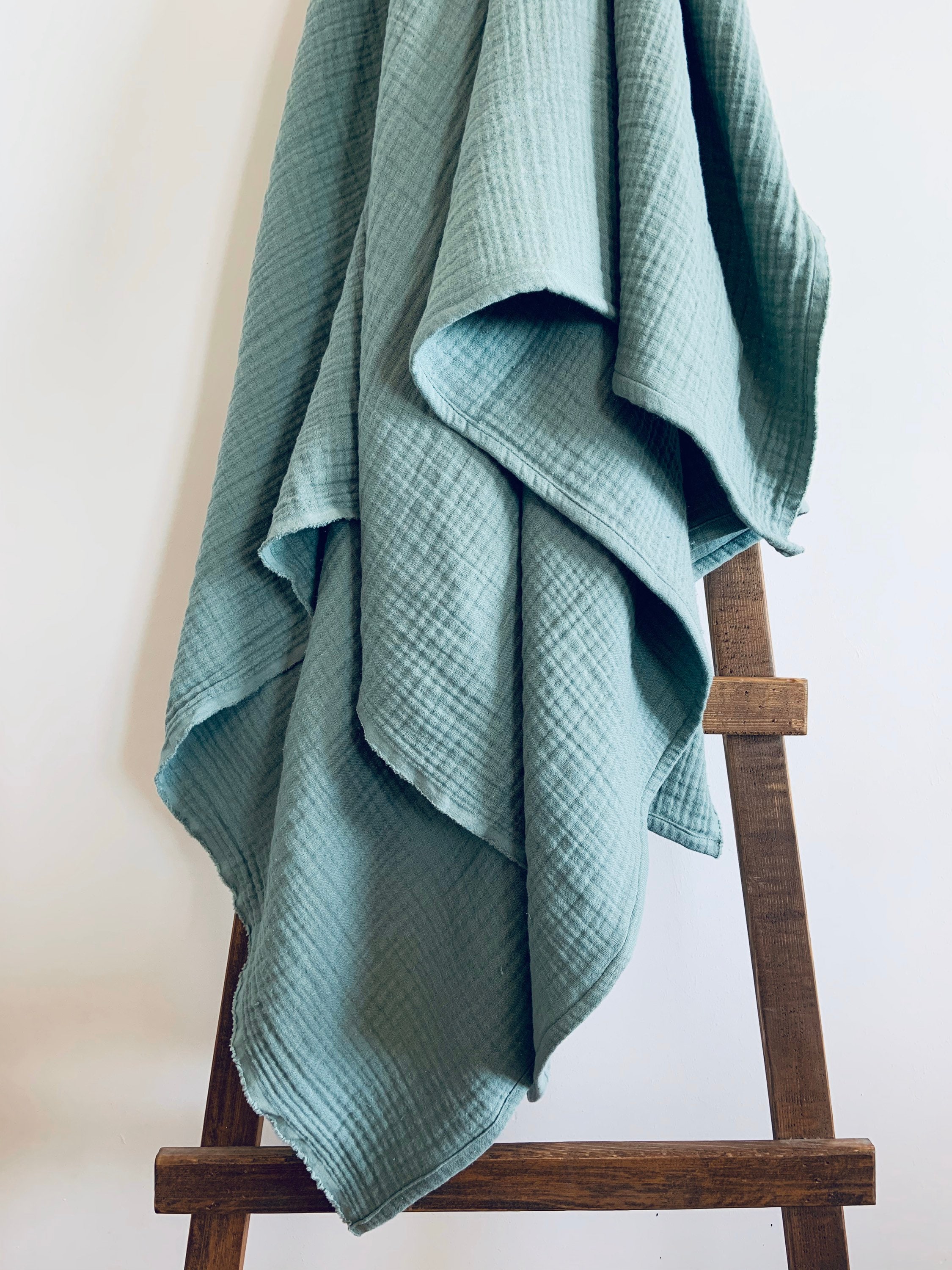 Muslin Throw Blanket Custom Blanket Throw Muslin Cover Etsy