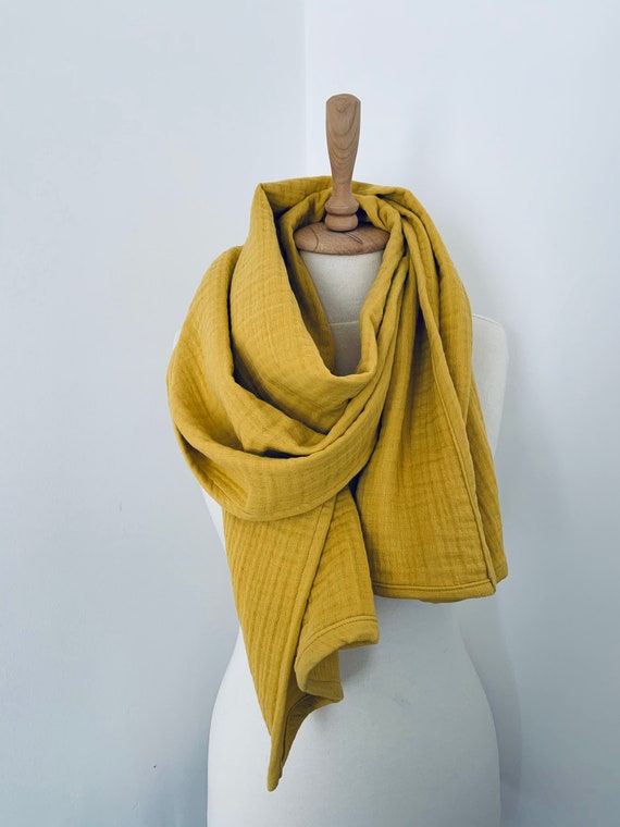 Mustard scarf outfit hot sale