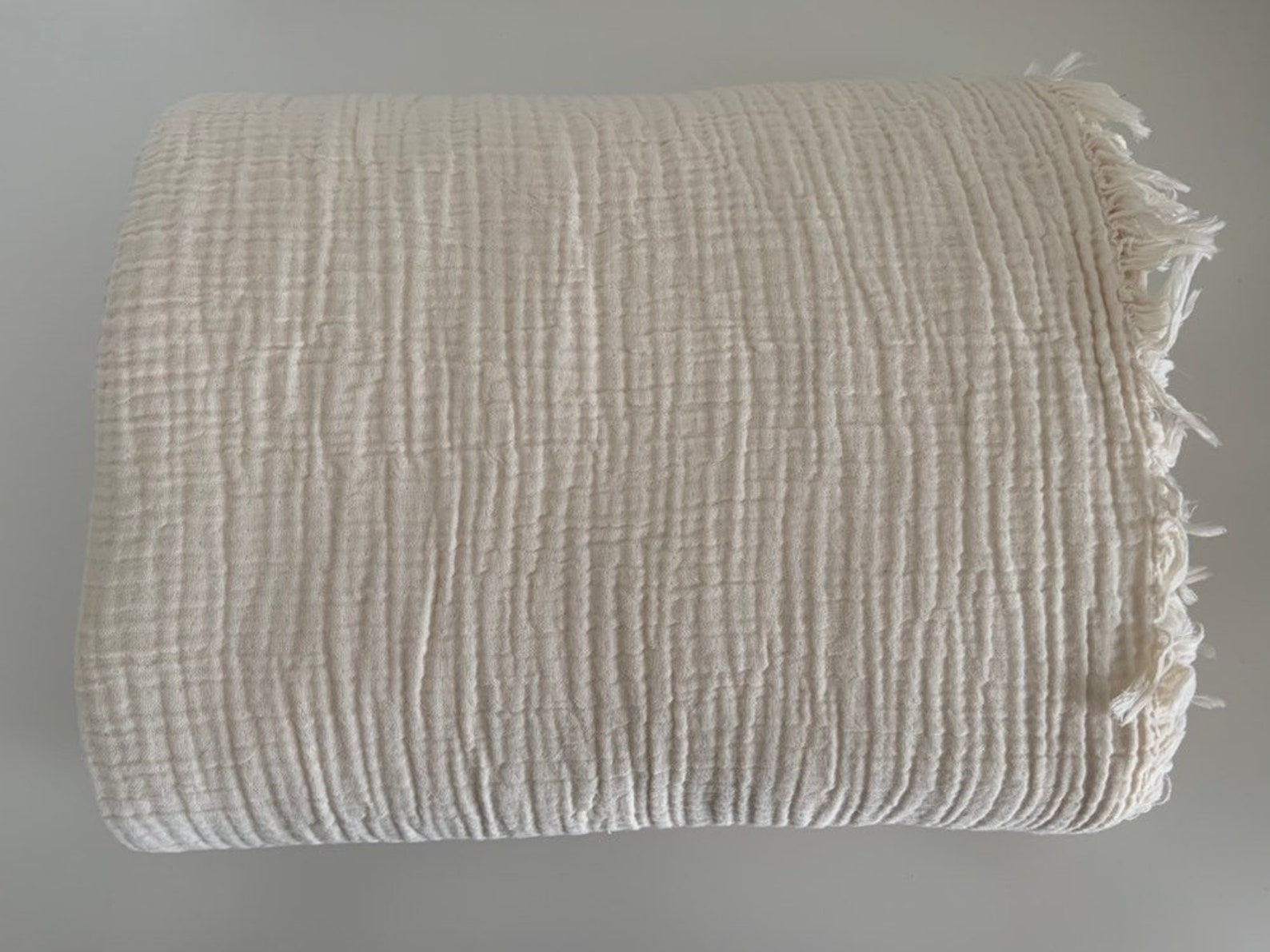 Ultrasoft Cotton Gauze Blanket King Size Coverlet With Etsy