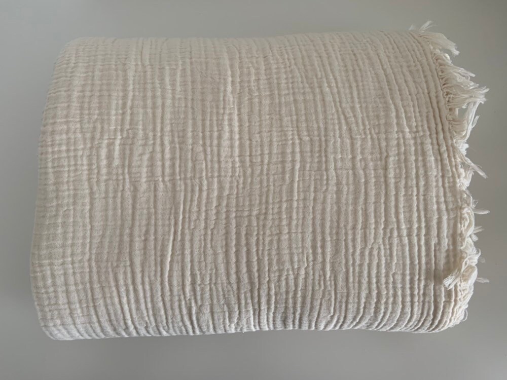Ultrasoft Cotton Gauze Blanket King Size Coverlet With Etsy Australia