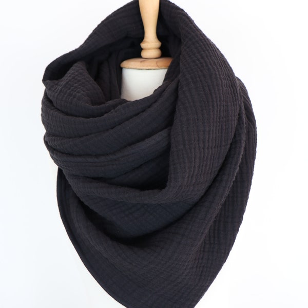 Huge Double Gauze Scarf Shawl  Different Colors Available