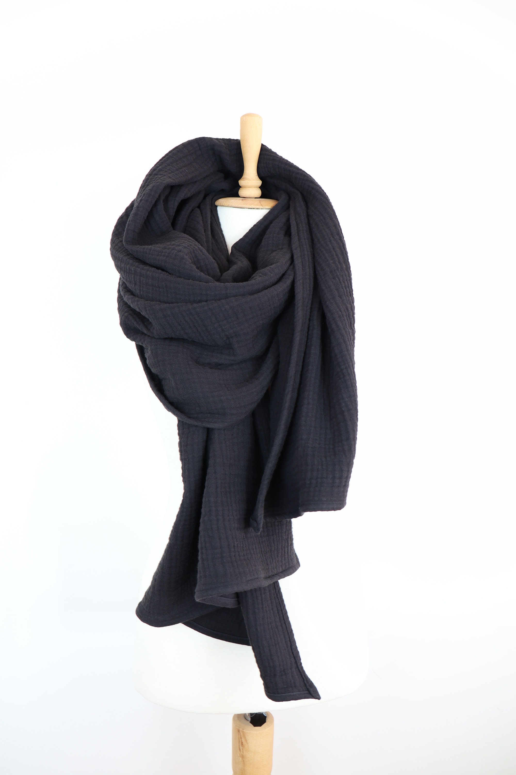 Oversized Double Gauze Scarf - Bohostyle Shawl - Ultrasoft