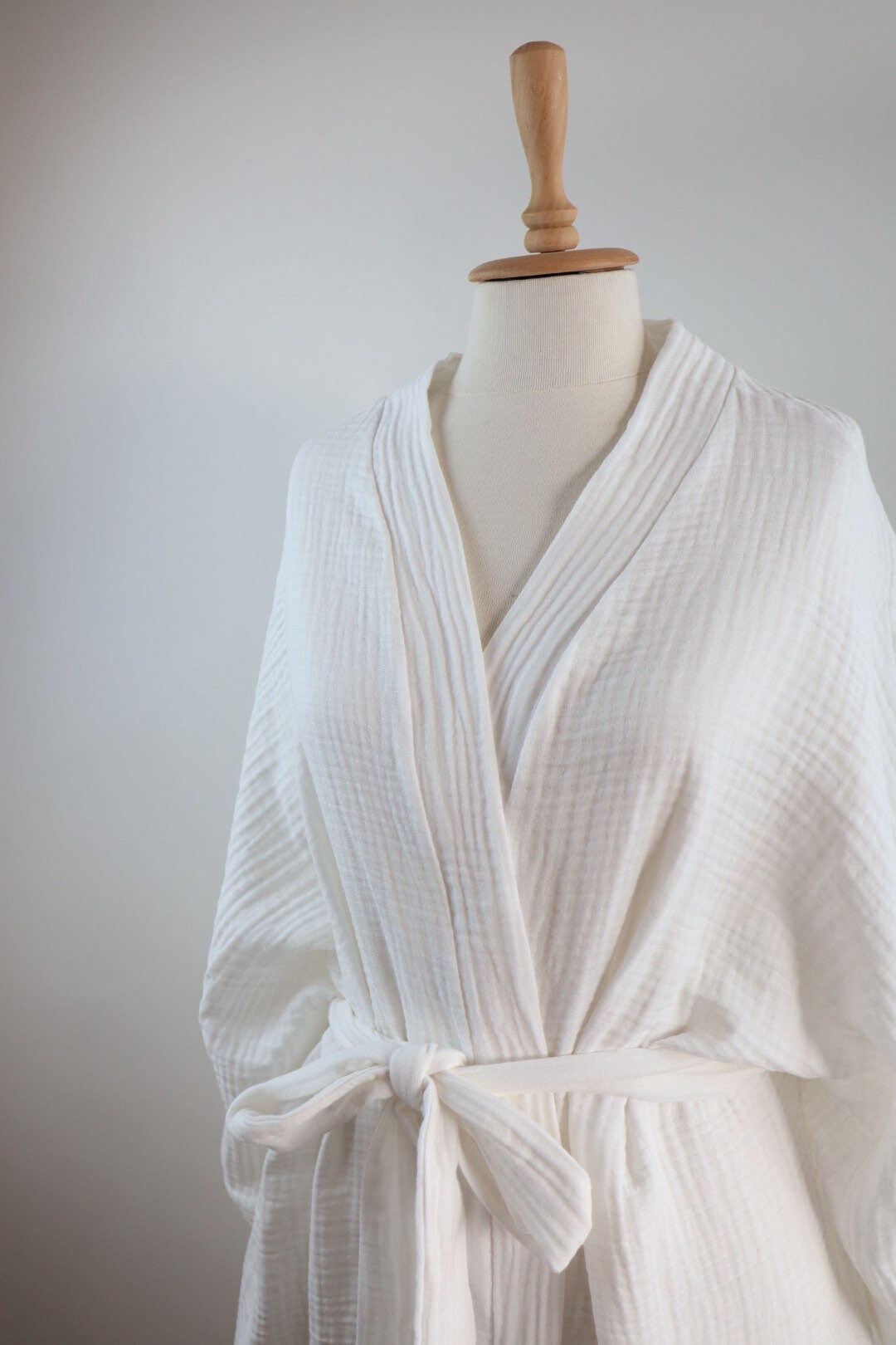 White Bathrobe - 13 Colors Available - Unisex Bathrobe - Soft Cotton ...