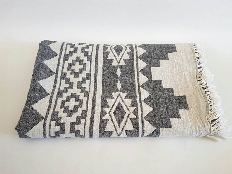 Tribal Blanket Throw Aztec Navajo Blankets Ultra Soft Etsy