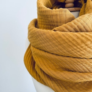 Mustard Yellow Fall Scarf - Huge BohoStyle Shawl - UltraSoft Long Shawl - Comfy Autumn Wrap Scarf CoverUp - Streetstyle Outfit - Comfy Shawl