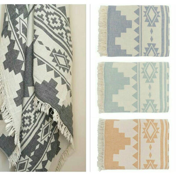 Aztec Blanket Etsy
