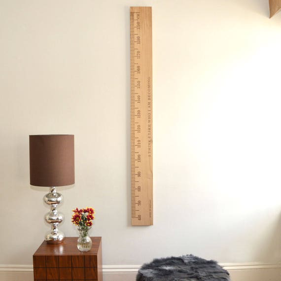 Personalised Ruler Height Chart