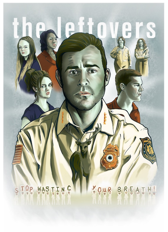 The Leftovers Season Poster HBO TV Drama Postcard