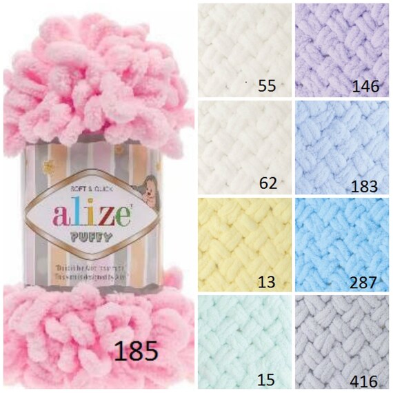 alize puffy puffy yarn blanket yarn seat shawl velvet Etsy