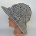 Hat, Wool Hat, Crochet Hat, Knit hat, Grey wool Hat, Winter Hat, Stylish hat, Hand Knit hat, Chunky Wool, Womens hats, Grey Crochet Hat
