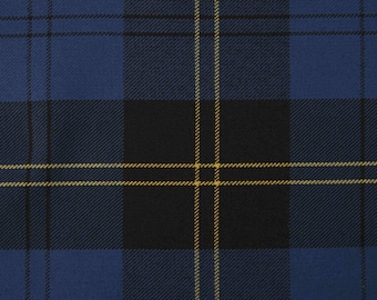 Oakleigh Scottish Tartan Fabric, Per Half Metre, Machine Washable Poly Viscose