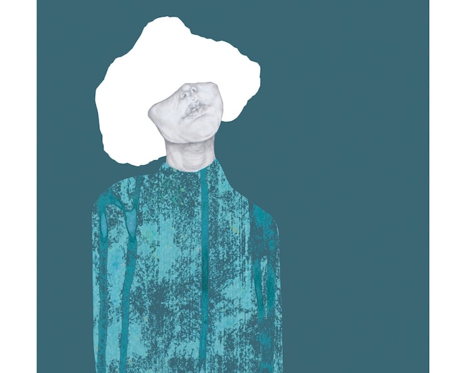 Head in a cloud (three different color schemes)