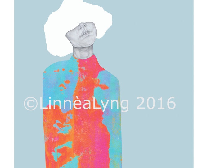 Head in a cloud #3 (40 x 50cm)