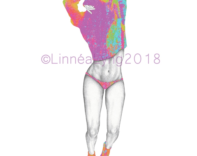 Hopp i det #4 (Size A3)