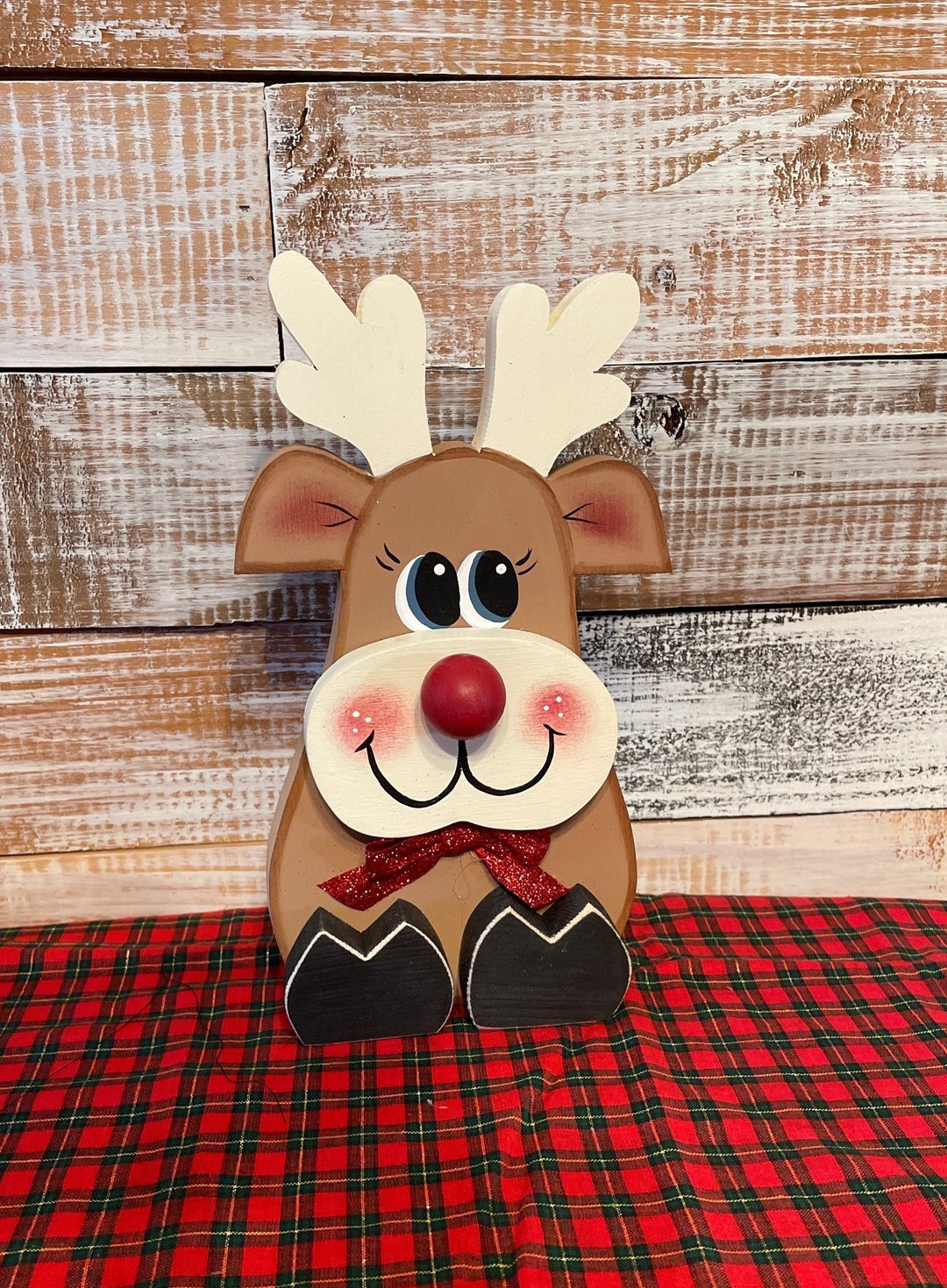 Reindeer Christmas Decor Etsy