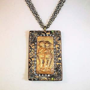 Cherub Vignette Pendant Necklace
