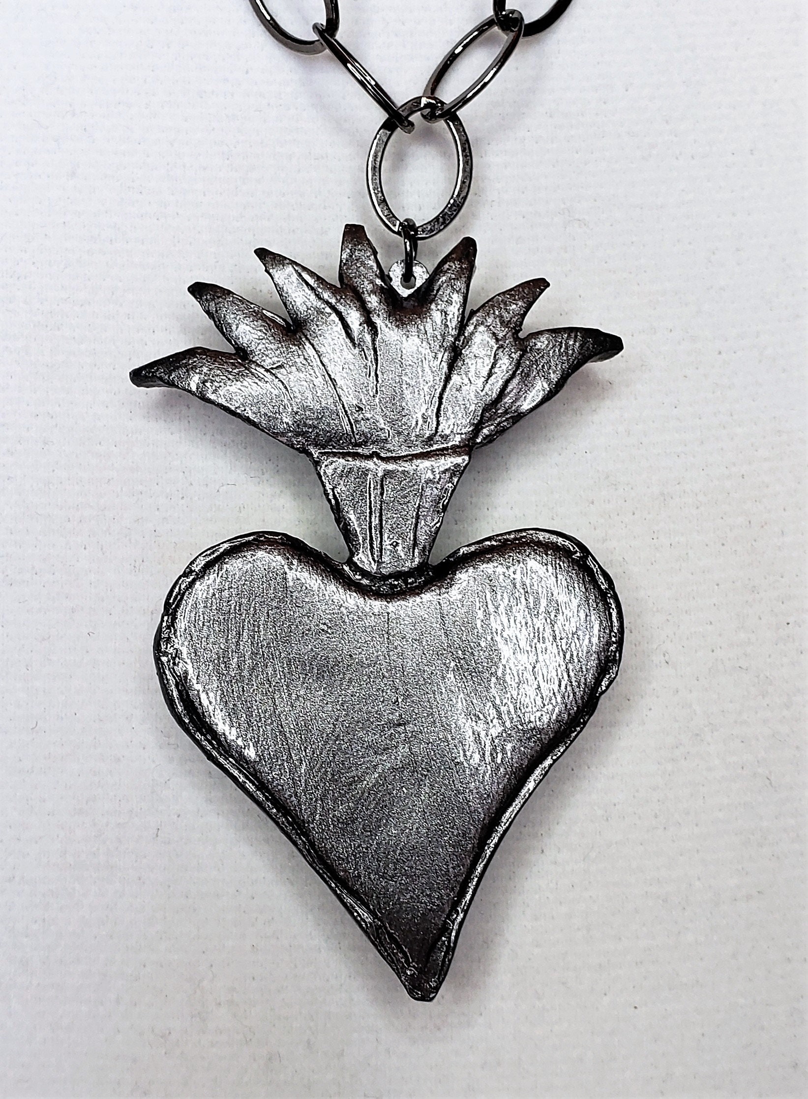 Collier Avec Pendentif Pierre De Naissance En Forme De Cœur