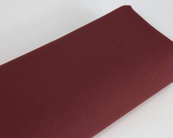 Tissu coton couleur rouge uni - 50cm, coton Japonais, tissu uni, tissus unis, couleur rouge, rouge bordeaux uni, coton rouge bordeaux uni