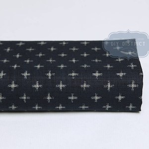 Traditional Japanese fabric with cross pattern - 50cm, Japanese fabrics, traditional Japanese fabric, cross pattern fabric, cross print, Japanese,