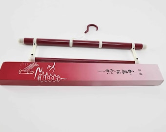 Percha de kimono de plástico - percha de kimono, percha Haori, percha Obi, almacenamiento de kimono, exhibición de kimono, percha plegable, Hecho en Japón, 着物ハンガー