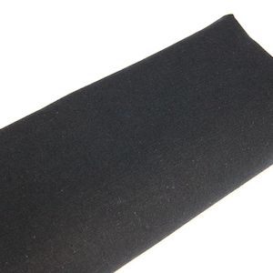 Plain black cotton fabric - 50cm, Japanese fabric, Japanese cotton, plain fabric, plain cotton, black color, black fabric, plain black cotton, plain black fabric
