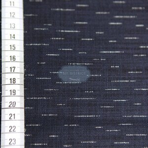 Traditional Japanese navy blue Tateshizuku fabric - 50cm, Japanese fabrics, traditional fabric, navy blue Japanese fabric, pattern image 4