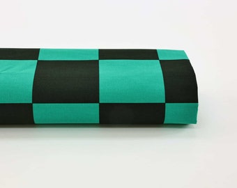 Japanese Manga fabric Ichimatsu green and black -50cm- Manga fabric, cosplay fabric, Japanese fabric, Japanese manga, Japanese cosplay