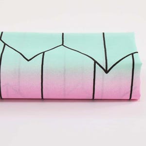 Japanese manga fabric white green and pink gradient -50cm- Manga, Japanese animation, pink butterfly cosplay, Japan manga fabric, cosplay