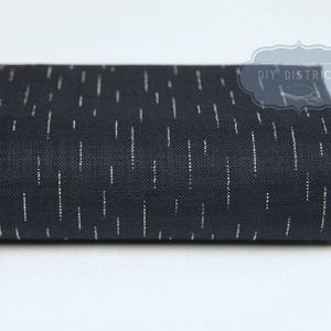 Traditional navy blue Japanese fabric Tateshizuku -50cm, Japanese fabrics, traditional fabric, navy blue Japanese fabric, line pattern