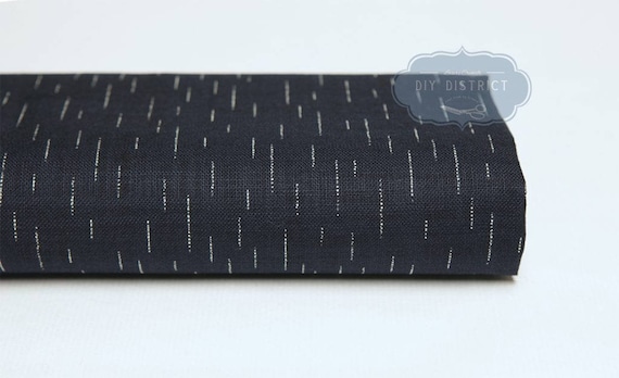 Tissu Japonais traditionnel bleu marine Tateshizuku -50cm, tissus Japonais, tissu traditionnel, tissu Japonais bleu marine,motif trait