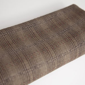 Braun gewebter Dobby-Patchworkstoff – 50 cm, japanischer Patchwork, brauner Patchwork, beige Patchwork, japanischer Patchworkstoff