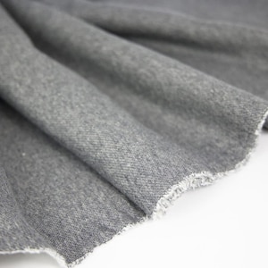 Japanese sweatshirt fabric gray color - 50cm, sweat, sweatshirt, gray sweatshirt fabric, cotton sweatshirt, Japanese sweatshirt fabric