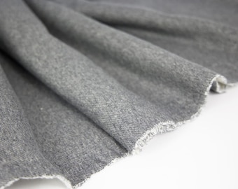 Japanese sweatshirt fabric gray color - 50cm, sweat, sweatshirt, gray sweatshirt fabric, cotton sweatshirt, Japanese sweatshirt fabric