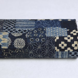 Navy blue patchwork style Japanese fabric - 50cm, Japanese, patchwork, patchwork style fabric, old Japanese style fabric, blue tradition