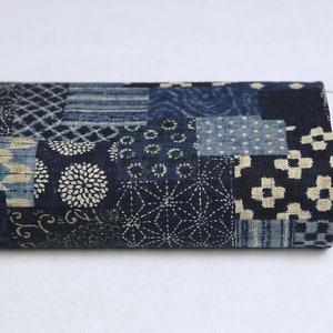 Navy blue Japanese patchwork fabric - 50cm, Japanese, patchwork, patchwork style fabric, old Japanese style fabric, Boro style