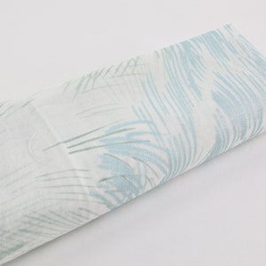 Organic cotton fabric Nani IRO Good Sign blue - 50cm- Nani Iro fabric, Kokka fabric, Japanese fabric, organic fabric, organic cotton fabric