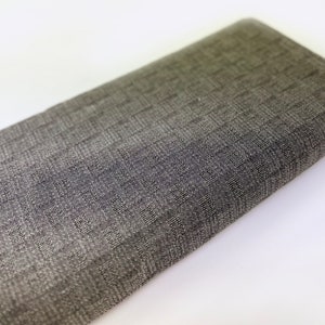Japanese beige dobby woven squares fabric for quilt - 50cm, Japanese quilt, beige patchwork, squares jacquard, squares yarn dyed, dyed yarn