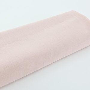 Japanischer fester Baumwollbatiststoff hellrosa - 50 cm, Batist, japanische Baumwolle, japanischer Stoff, japanische Textilien, Baumwolle leicht wie Seide