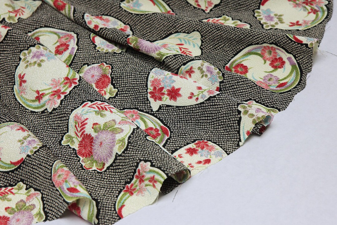 Tissu en soie - Chirimen