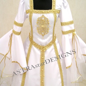 Medieval Wedding Dress ALL SIZES Halloween Costume Reenactment - Etsy