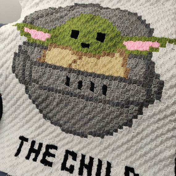 Baby yoda with blanket sale