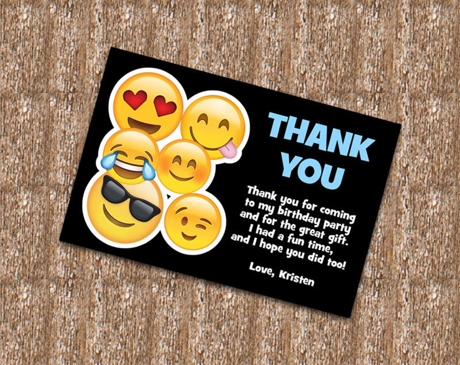 Emoji Invitations Emoticon Birthday Party Invite Printable - Etsy